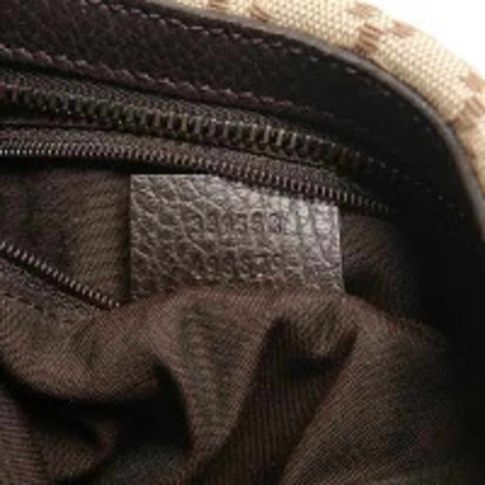 Gucci Bag Shoulder Diamante Beige Canvas - Picture 10 of 13